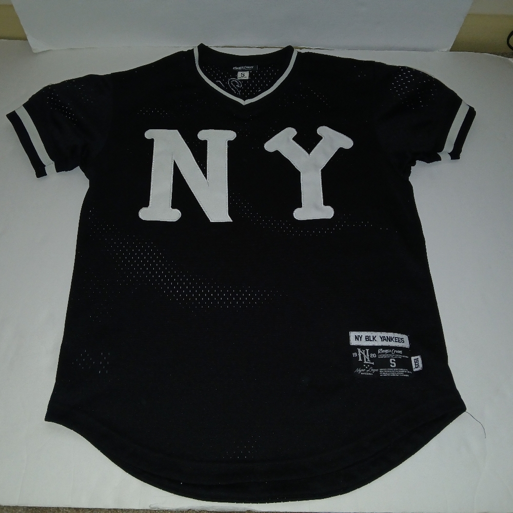 New York Black Yankees Jersey Rings & Crwns Men Small Pre-Owned